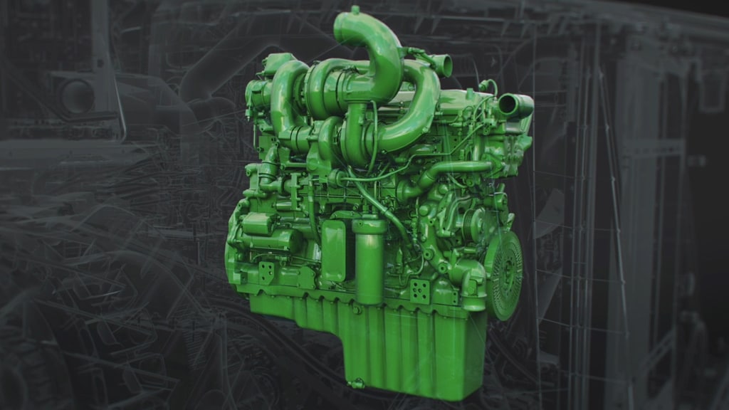 studio image of an engine