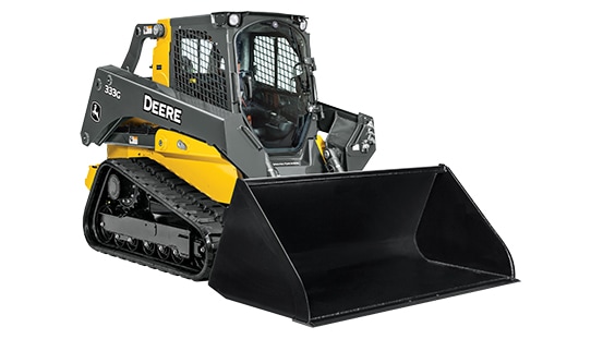 a 333 G Tier Compact Track Loader sur un fond blanc