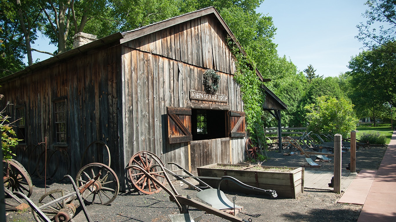 Historic Site John Deere Attraction in Grand Detour, Illinois John Deere CA