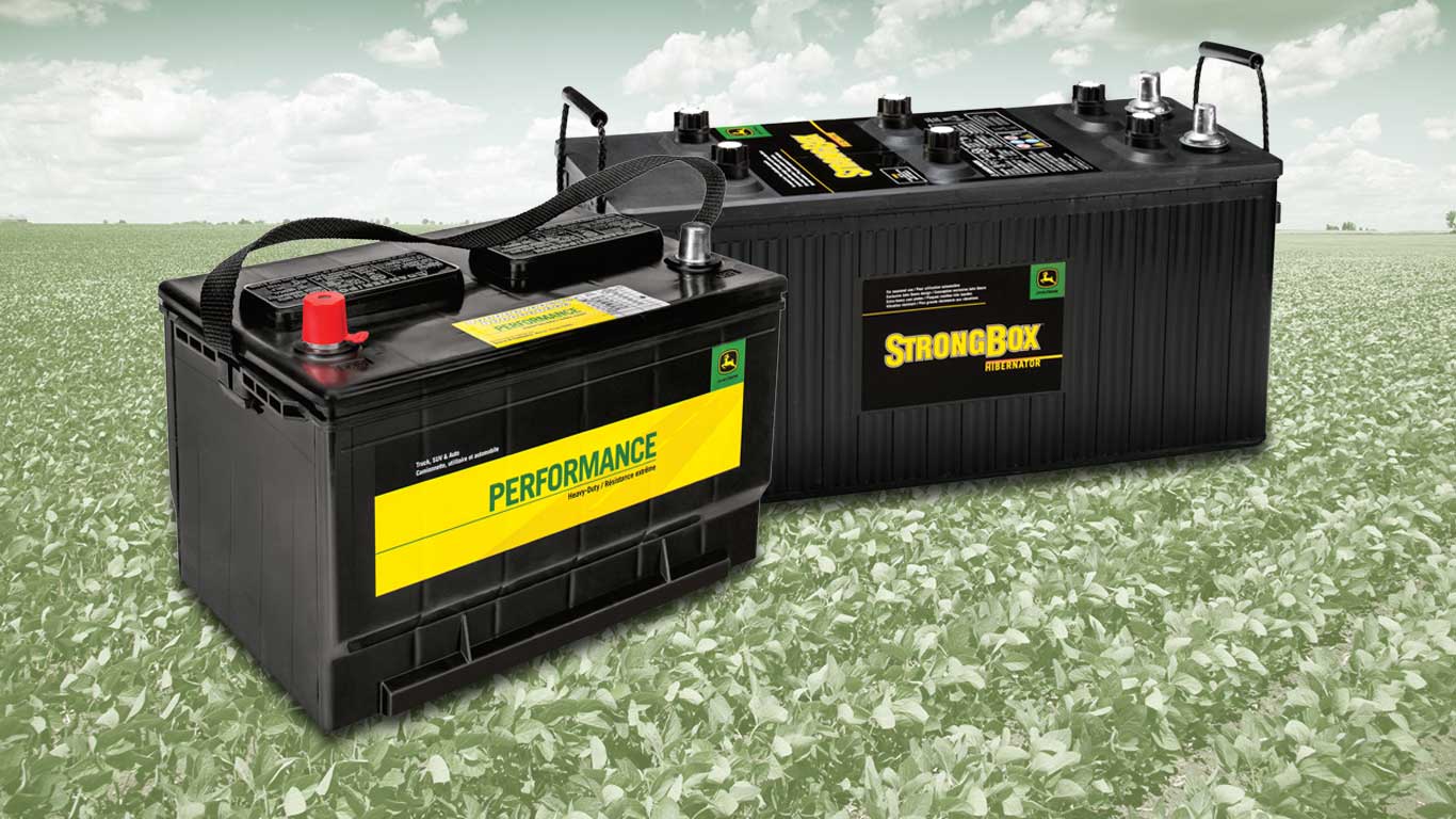 Batteries Performance pour service standard et batteries StrongBox pour service intensif