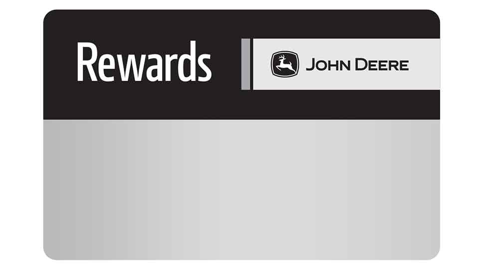 Blank John Deere Rewards Card