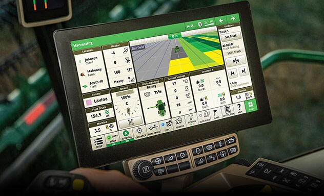 Afficheur G5PLUS de John Deere dans la cabine