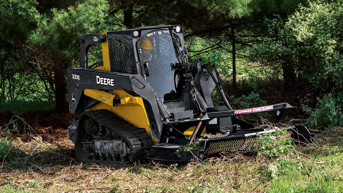 Rotary Cutter Attachment for John Deere Skid Steers and Compact Track Loaders