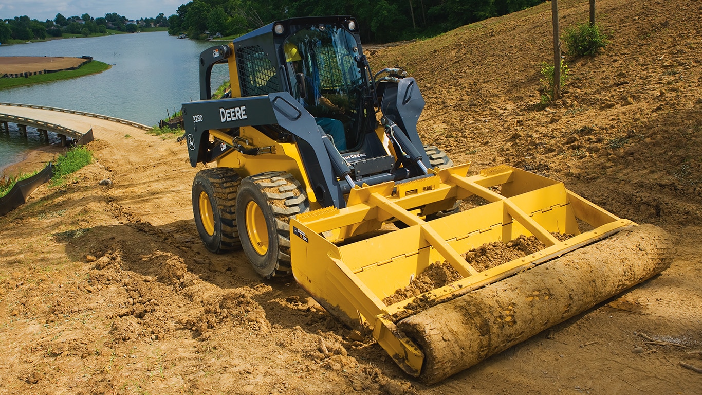 Accessoire de planeur pour chargeuses à direction différentielle John Deere