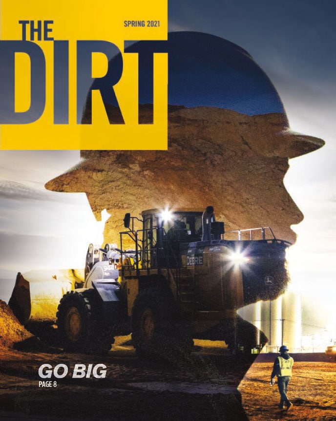 Cover of current issue of The Dirt Magazine