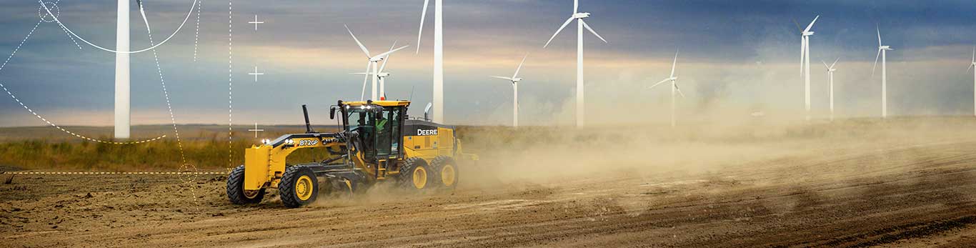 John Deere construction equipment