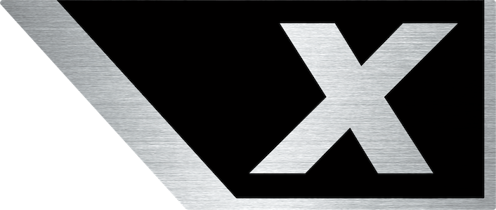 Graphic of the letter 'X'