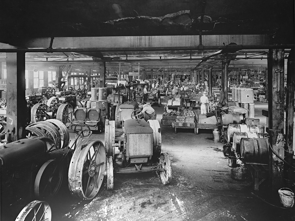 Treuil de débusquage pour tracteur modèle D de John Deere