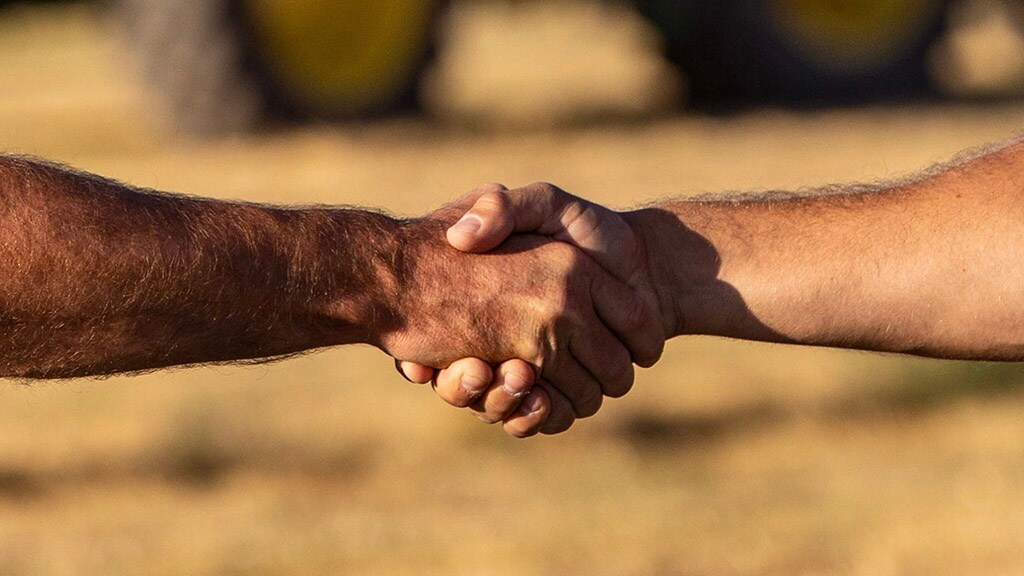 Image of shaking hands