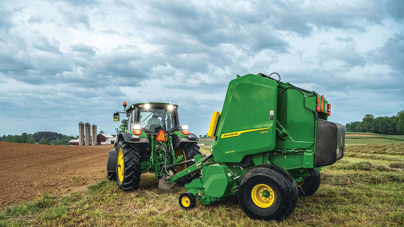 Rotopresse John&nbsp;Deere de la série 1.