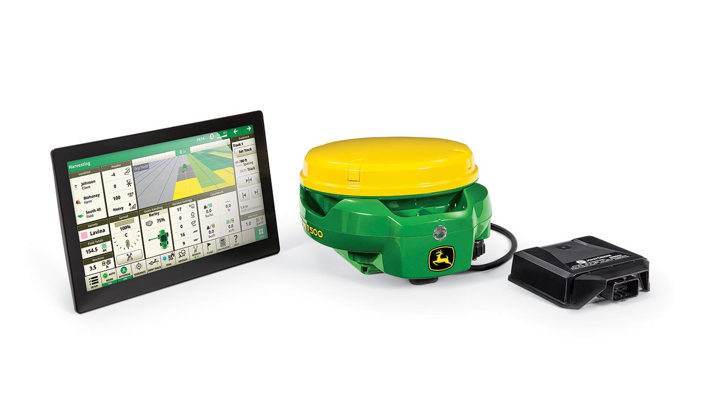 Precision Essentials Kit including G5 display, StarFire 7500 receiver, and JDLink modem.