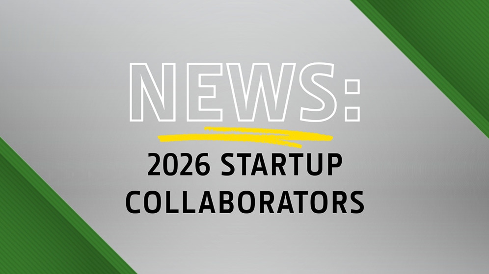 John Deere Announces its 2026 Startup Collaborators