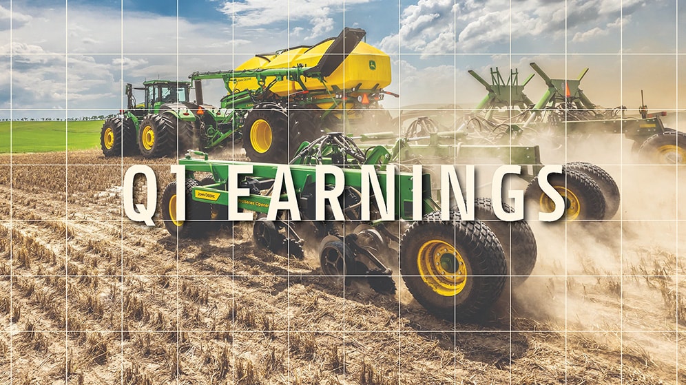 Deere Reports First Quarter Earnings