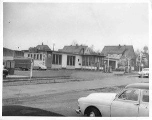 August Altherr family gas station.