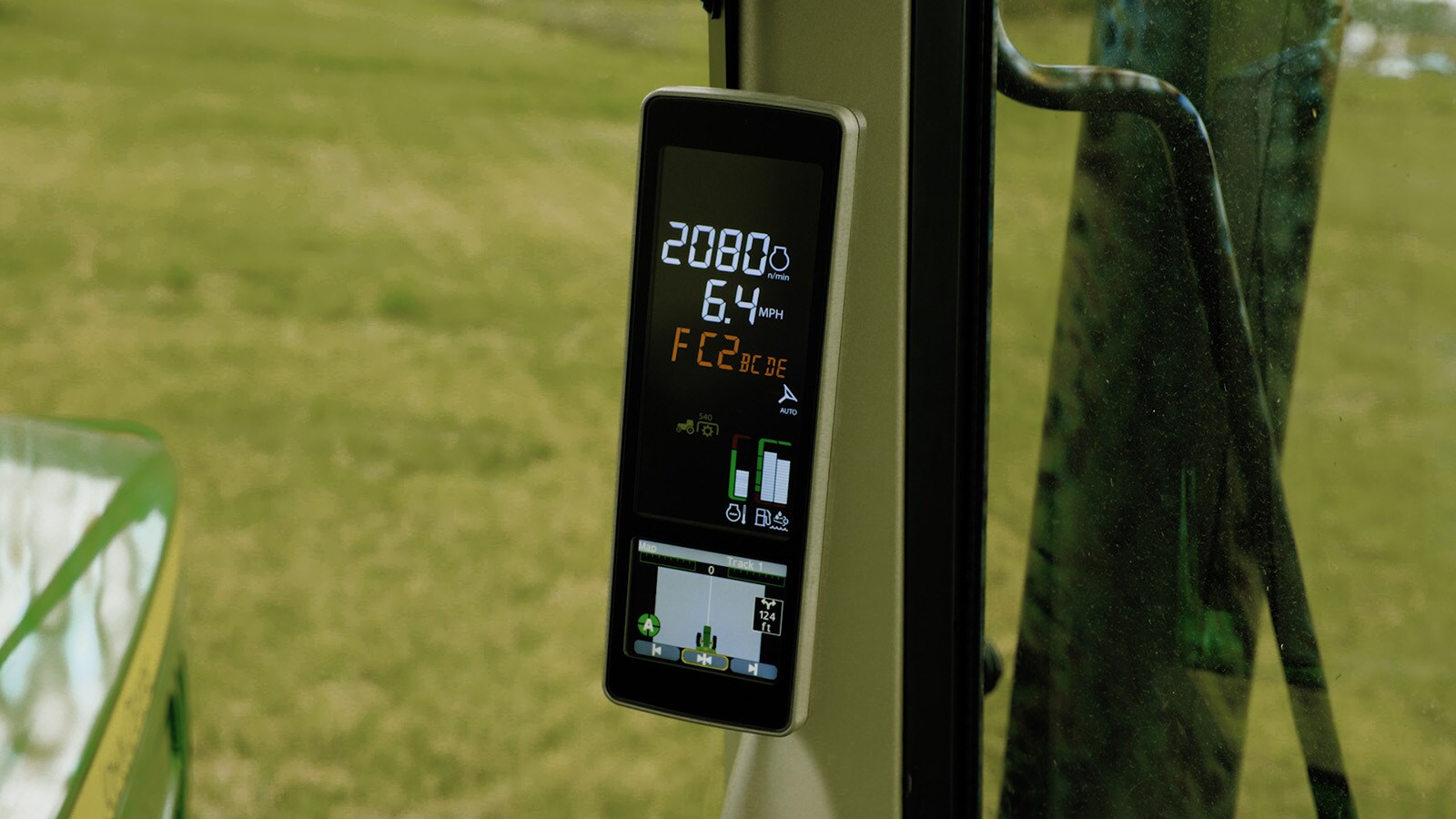 Écran de console d'angle AutoTrac™