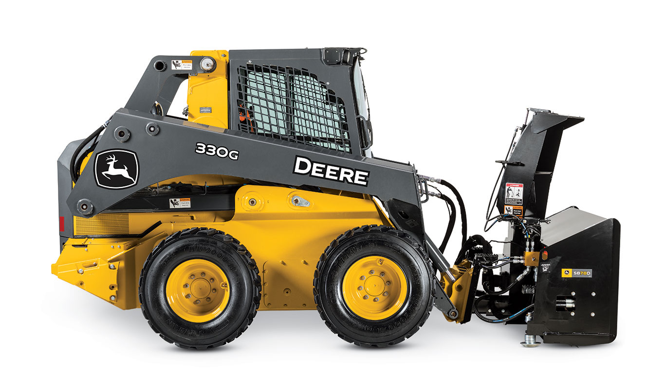 John Deere Debuts SingleMotor, HighFlow Snow Blower Models