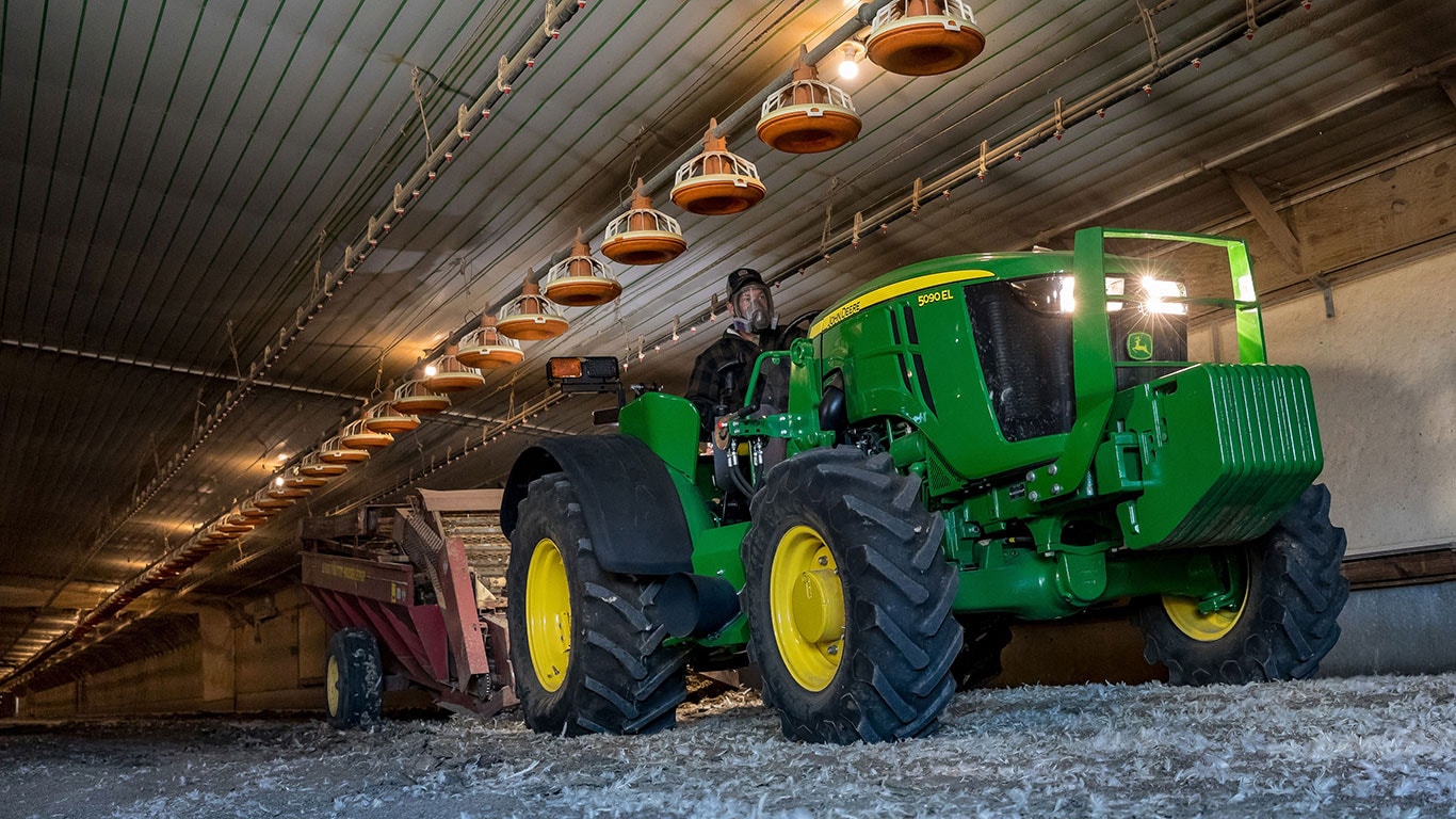 John Deere Bolsters its LowProfile Specialty Tractor Lineup