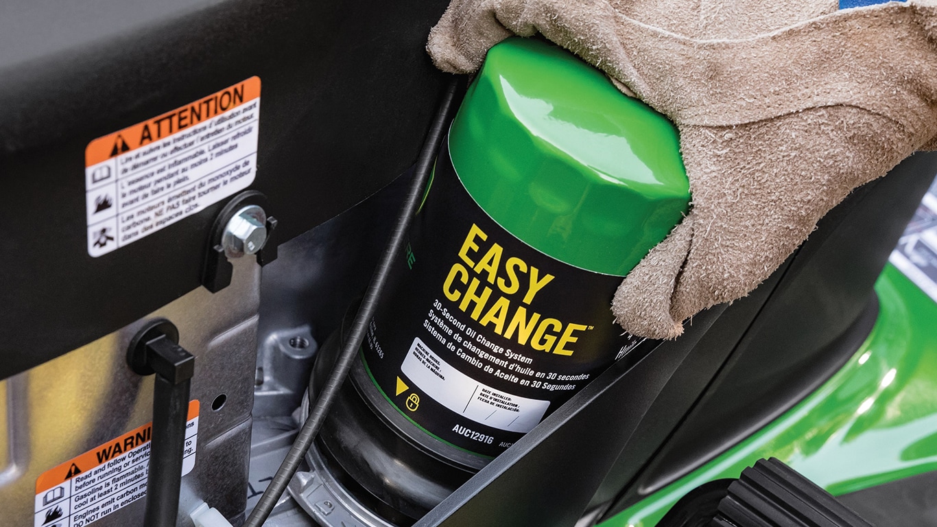 John Deere 30-Second Oil Change System: Filter with Oil John Deere 30-Second Oil Change System: Filter with Oil