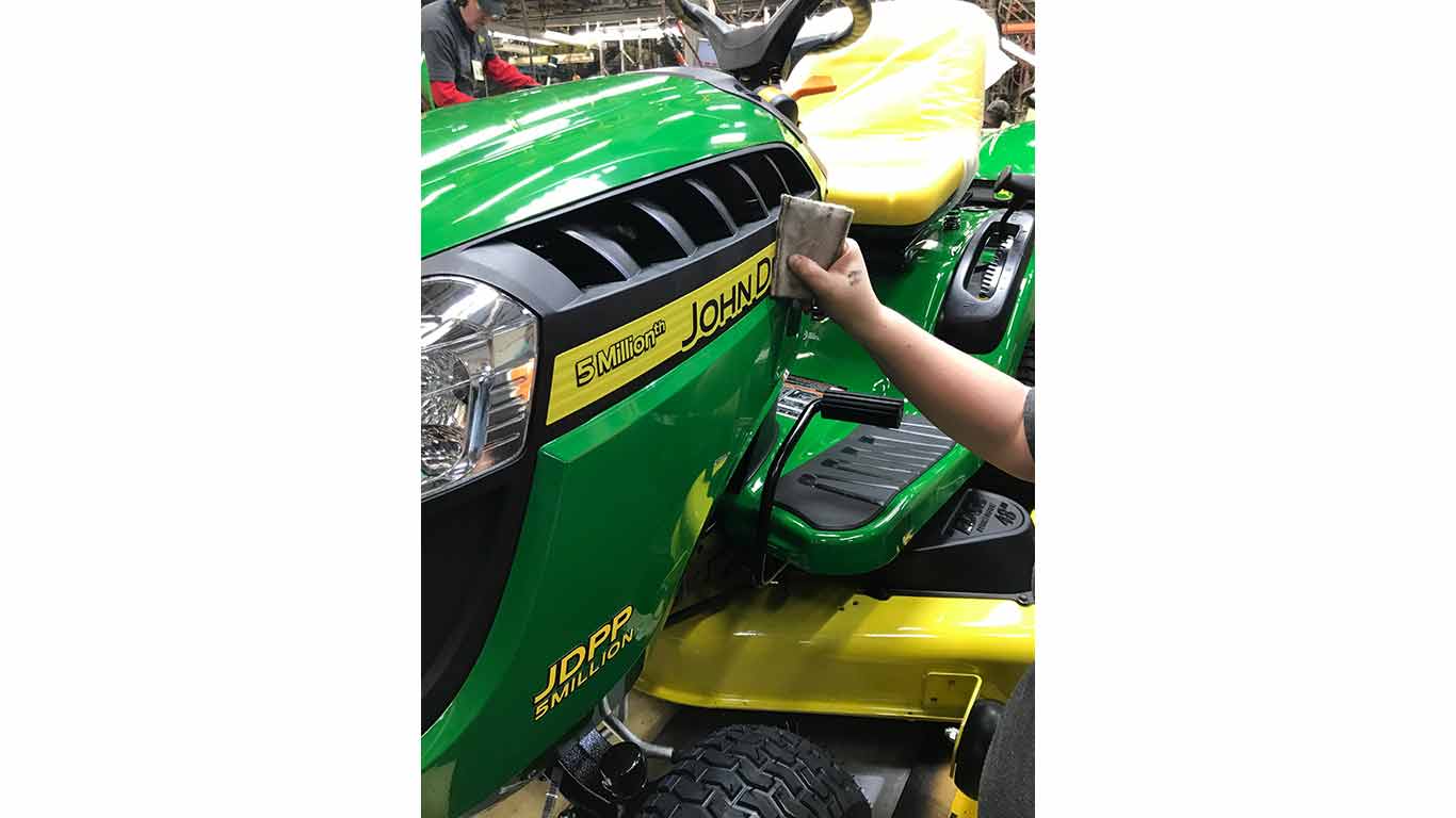 John Deere Power Products 5-Millionth Unit