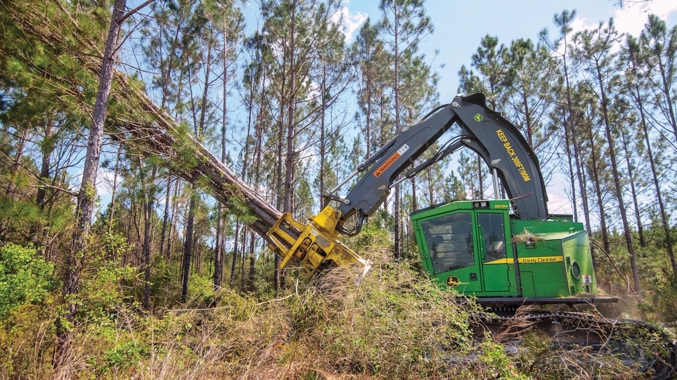 Large image of 853M Tracked Feller Buncher.