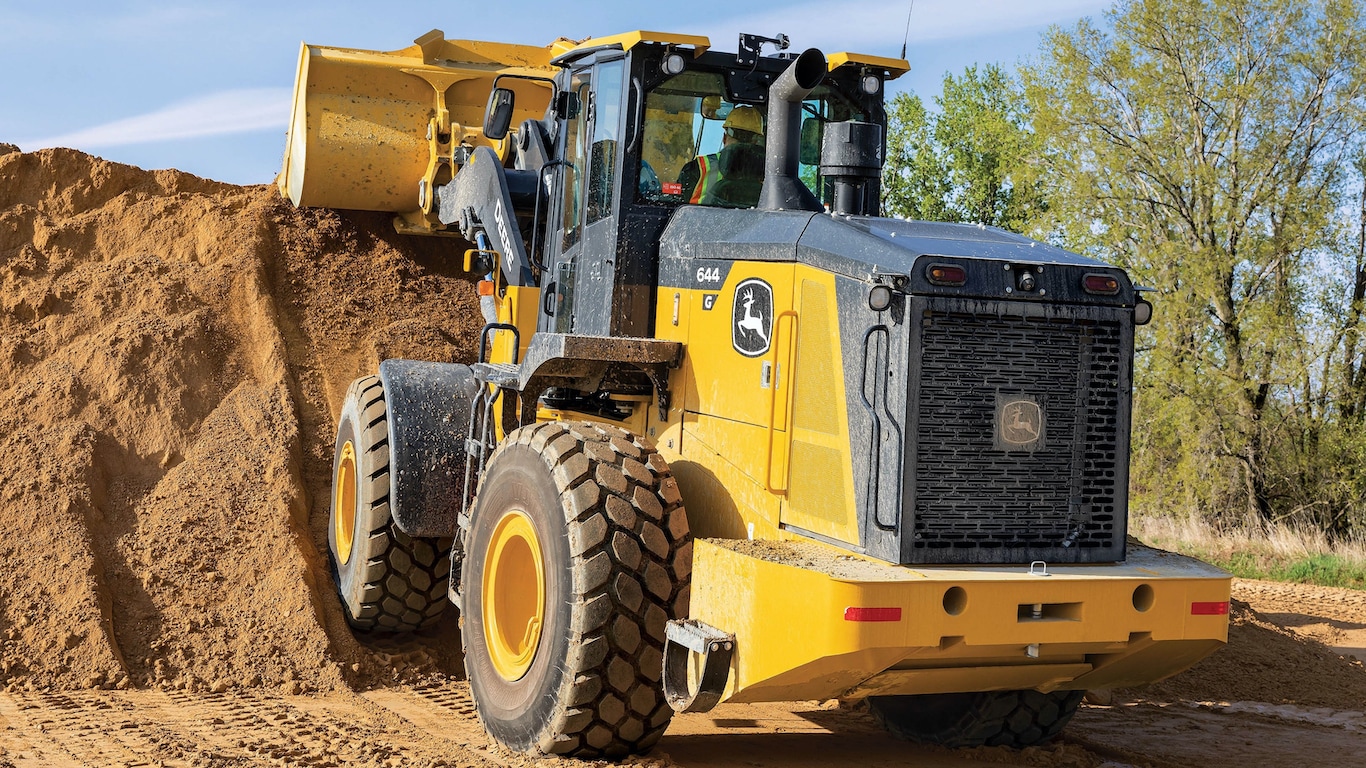 644 G-Tier Wheel Loader working on site