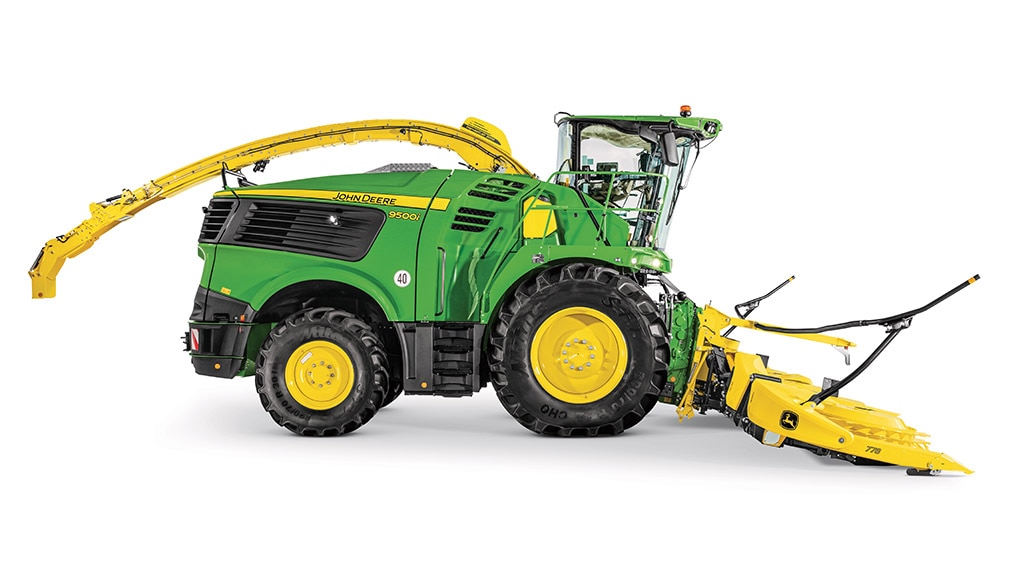 Récolteuse 9500 avec le nouveau moteur