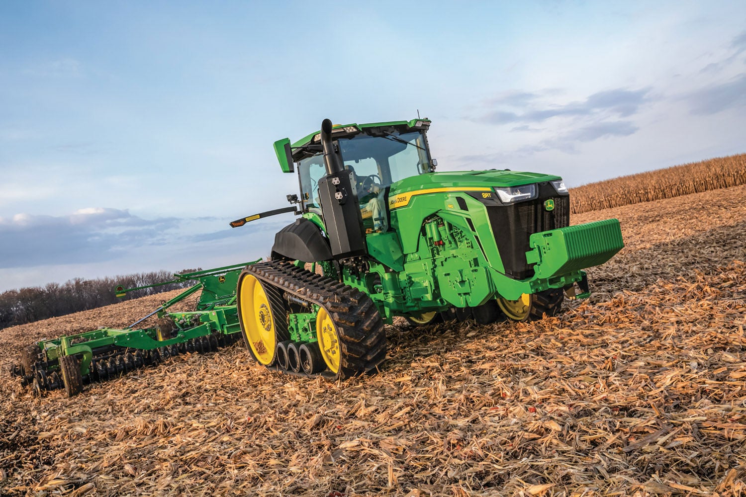 Deere introduces the 8RX Tractor, the industry's first fixed
