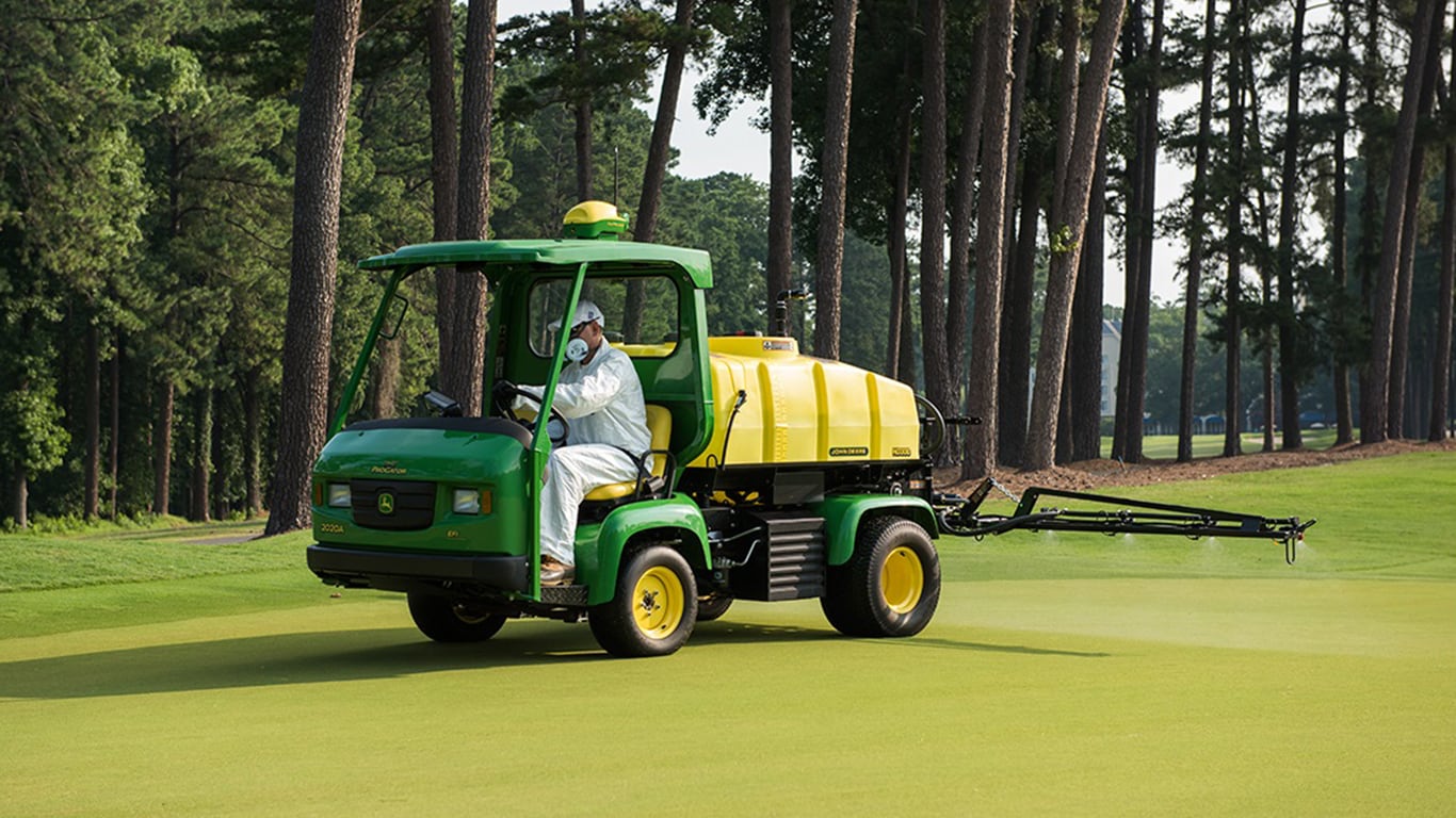 Pulvérisateur de précision assisté par GPS de John Deere