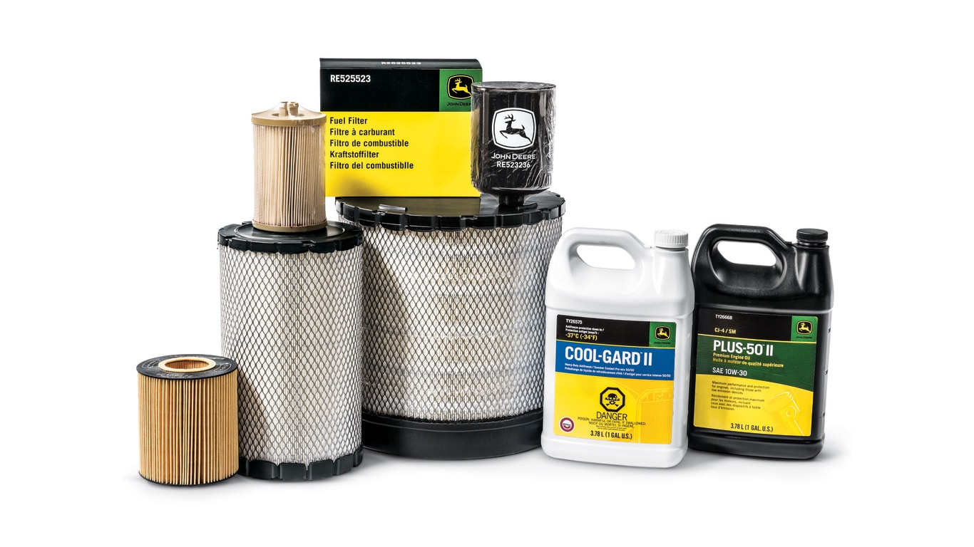 Oil, coolant and filters