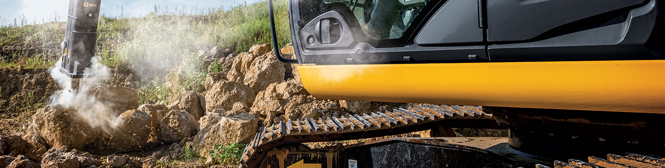 Hammer Attachments for Mid & Large Size John Deere Excavators