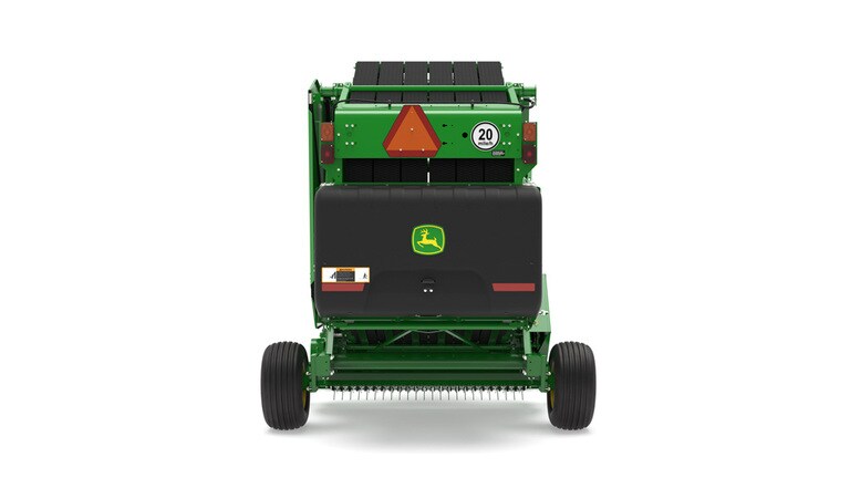 Rear view of the 451E Baler