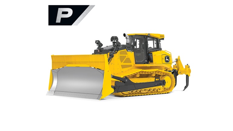 a 950 P dozer on a white background