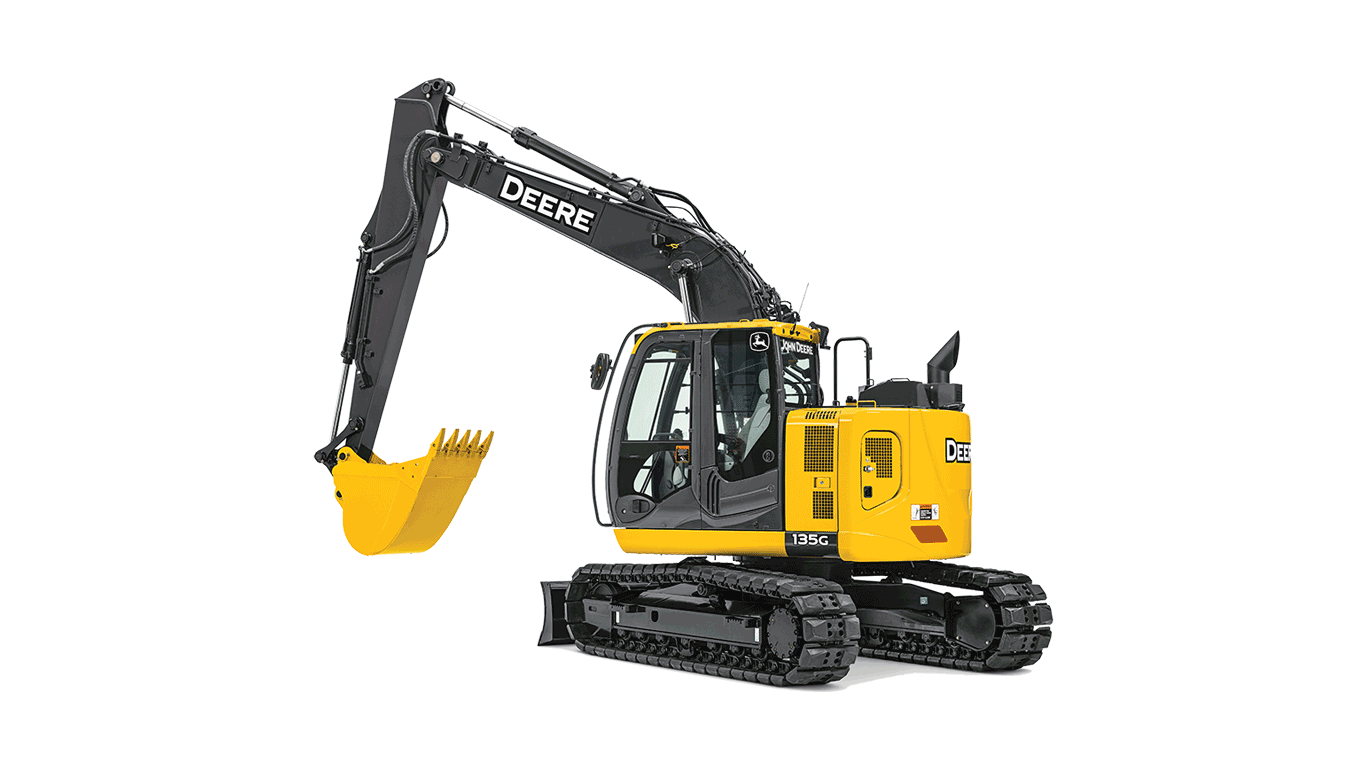 135g excavator