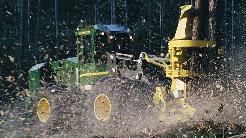 Accessoires de tête d’abattage pour l'équipement de foresterie John Deere