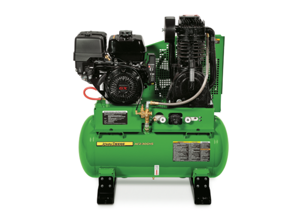 Stationary, Gasoline, Two Stage Air Compressor (30 gallon, 389cc Honda)