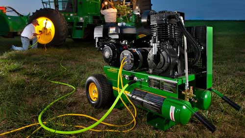 A John Deere combination unit