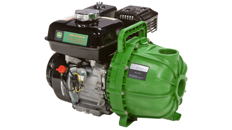 Pompe à moteur thermique Honda essence 5,9 Kw pour eau engrais 600 L / Min  sur bati