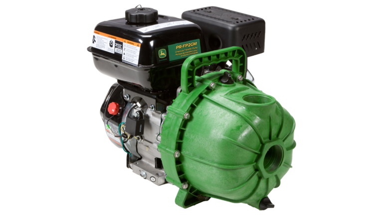 Pompe à moteur thermique Honda essence 5,9 Kw pour eau engrais 600 L / Min  sur bati