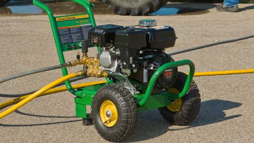 A John Deere pressure washer