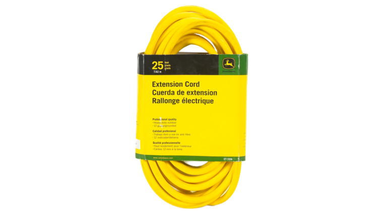 25' Extension Cord w/ lighted end, 12/3 SJEOOW