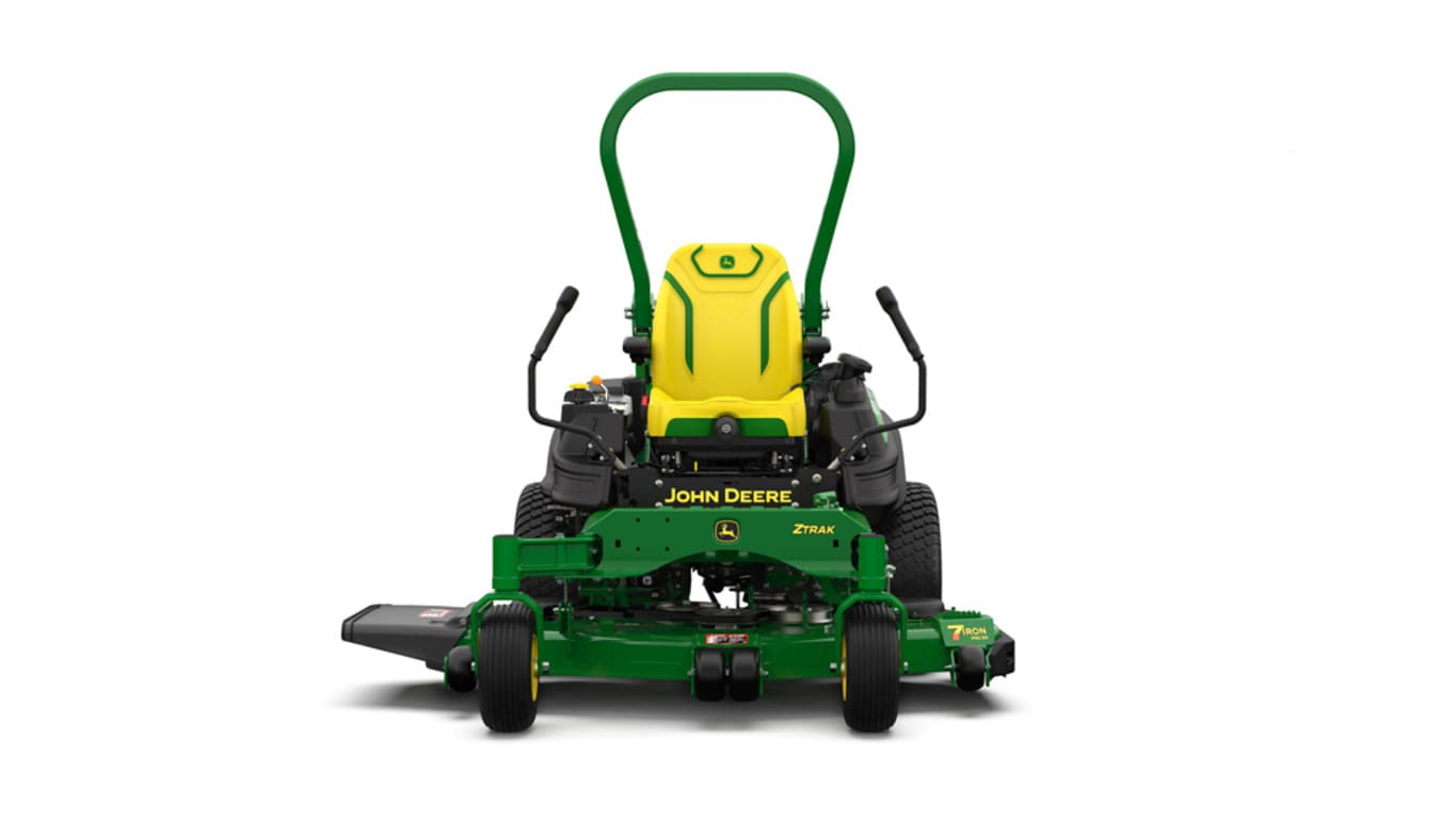 Z955R Front of mower angle