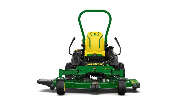 Z985R Front of mower angle