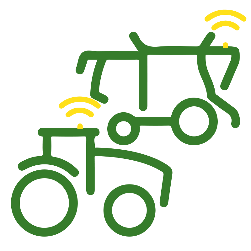 Graphic icon representing Machine Sync technology