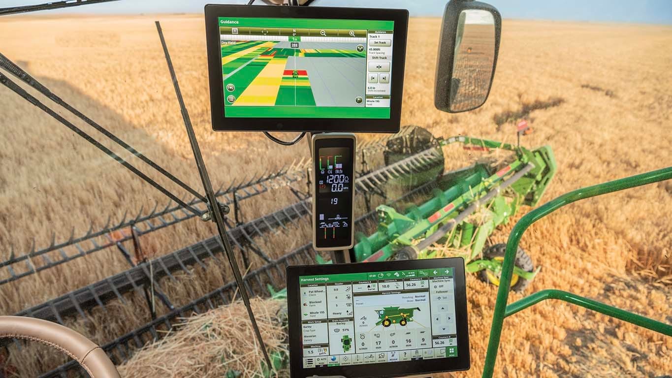 Photo de l'afficheur G5Plus de John Deere