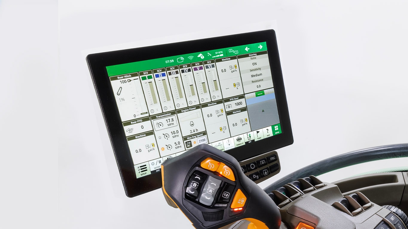 Photo de l'afficheur CommandCenter G5 de John&nbsp;Deere