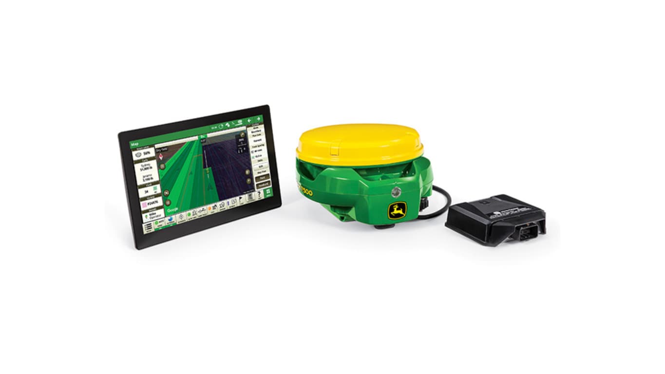 Image studio de l’affichage G5 avec un récepteur StarFire™ 7500 et un modem JDLink™