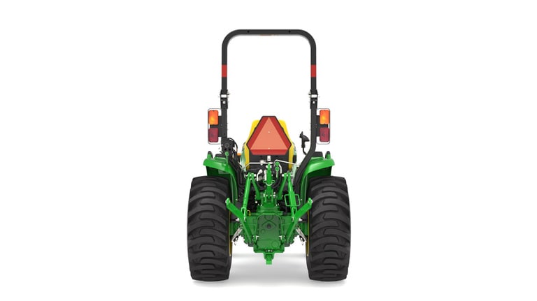 Tracteur compact 3039R vu de l'arrière sur fond blanc