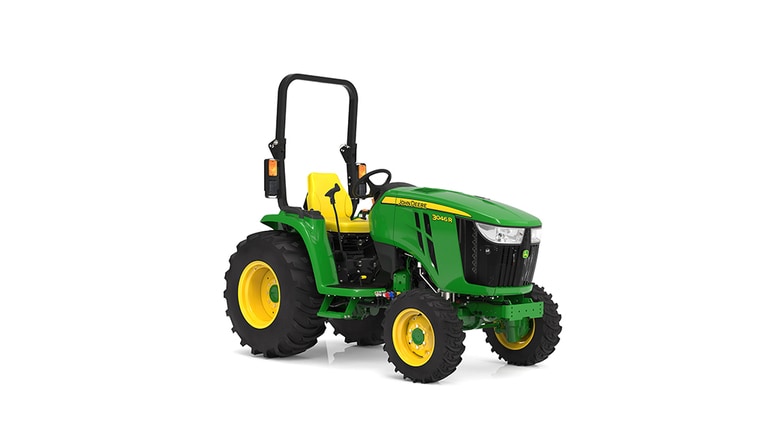 Front-right facing 3046R Compact Tractor on a white background