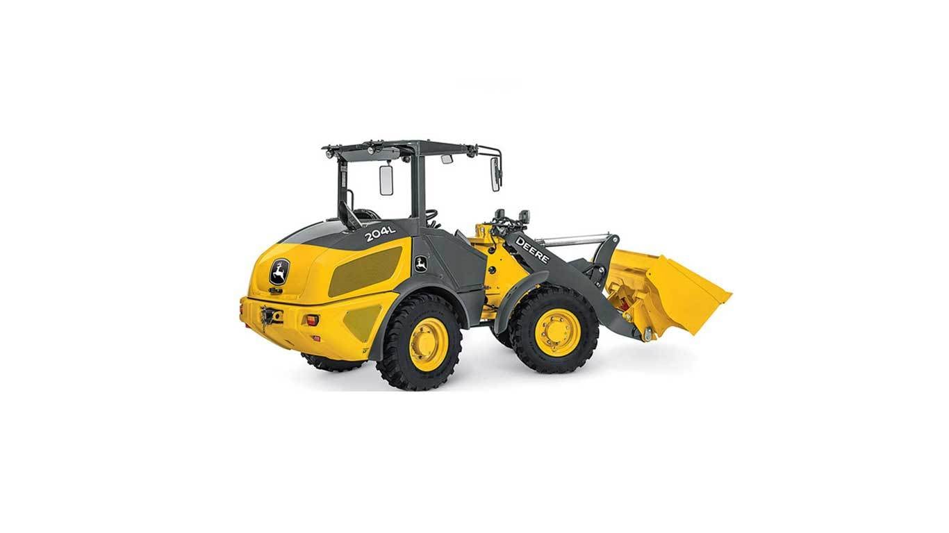 204L Compact Wheel Loader on a white background