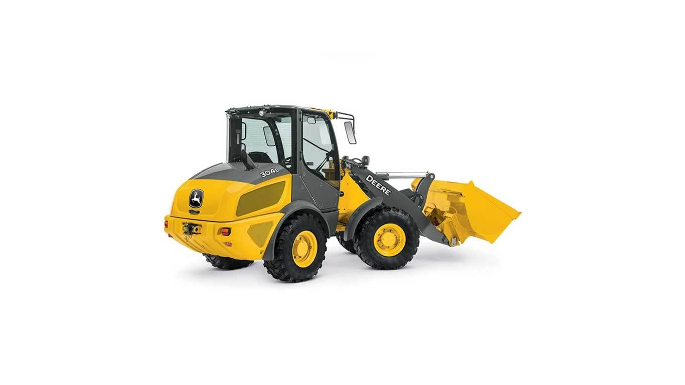 304L Compact Wheel Loader on a white background